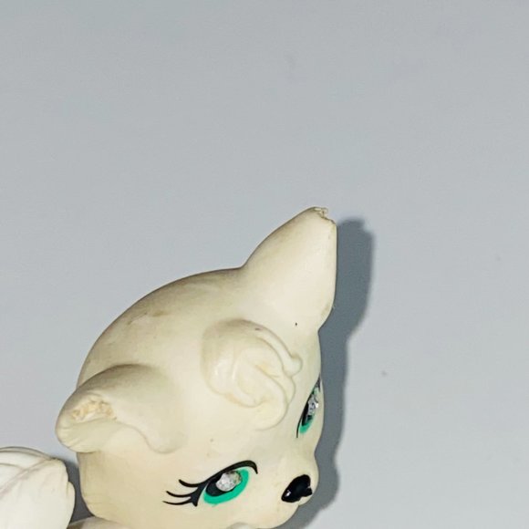 Polly Pocket Sparkling Pets Blue Eye Cat Feet Move Kids Toy Animal Figure - Picture 4 of 8